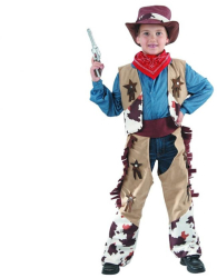 Costum carnaval Cowboy pentru copii 5 - 6 ani 110/120 cm 