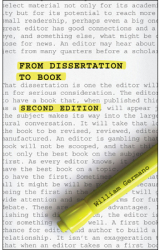 From Dissertation to Book Second Edition - William Germano Author 