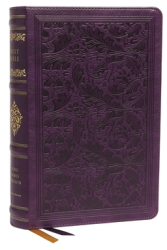 Kjv Sovereign Collection Bible Personal Size Leathersoft Purple Red Letter Edition Comfort Print 