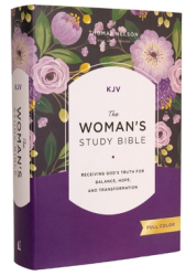 Kjv the Woman s Study Bible Hardcover Red Letter Full-Color Edition Comfort Print Receiving God 
