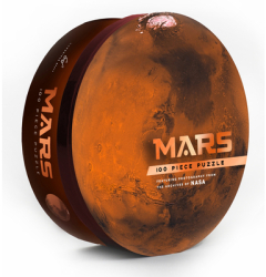 Mars 100 Piece Puzzle Featuring Photography from the Archives of NASA Shaped Space Puzzle Photogra 