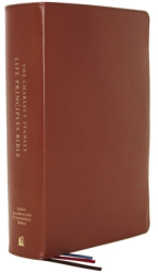 Nasb Charles F Stanley Life Principles Bible 2nd Edition Genuine Leather Brown Thumb Indexed Co 