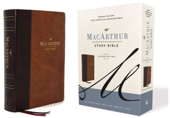 Nasb MacArthur Study Bible 2nd Edition Leathersoft Brown Comfort Print Unleashing God s Truth On 