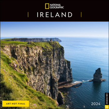 National Geographic Ireland 2024 Wall Calendar - National Geographic Author 