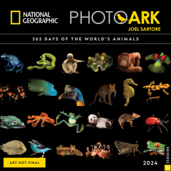 National Geographic The Photo Ark 2024 Wall Calendar - Joel Sartore Author 