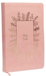 Nkjv Holy Bible for Kids Leathersoft Pink Comfort Print Holy Bible New King James Version 