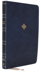 Nkjv Reference Bible Super Giant Print Leathersoft Blue Red Letter Edition Comfort Print Holy B 