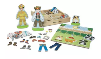 Set de joaca magnetic Meserii - Melissa & Doug 