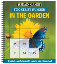 Sticker by Number in the Garden - Publications International Ltd Edi 