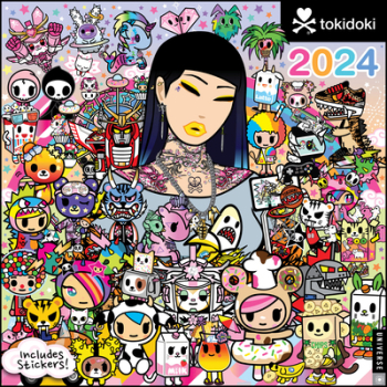 Tokidoki 2024 Wall Calendar W Stickers - Simone Legno Author 