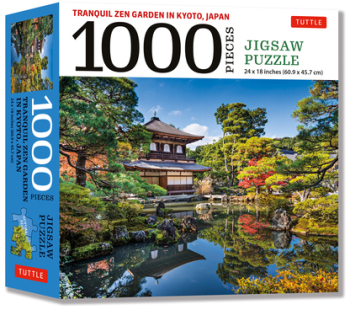 Tranquil Zen Garden in Kyoto Japan Jigsaw Puzzle 1 000 Piece Ginkaku-Ji Temple Temple of the Silver 