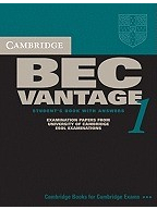 Cambridge Bec Vantage 1 Practice Tests from the University of Cambridge Local Examinations Syndicate 