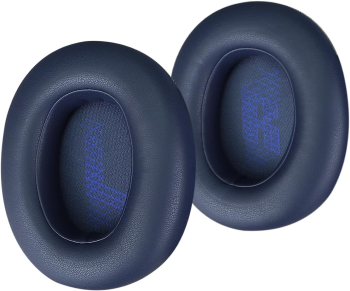 Set 2 bureti MTP pentru casti JBL E65BT E65BTNC Duet NC Live 650BTNC Live 660BTNC - Albastru Protein Leather 