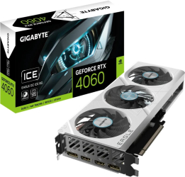 Placa video GIGABYTE EAGLE OC ICE NVIDIA GeForce RTX 4060 8GB GDDR6 128-bit DLSS 3 