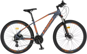 Bicicleta MTB-HT Carpat Wrangler C2759AH 27.5 Negru/Portocaliu 