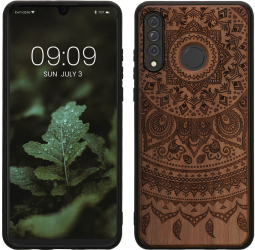 Husa pentru Huawei P30 Lite Lemn Maro 47506.04 