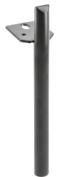 Picior pentru mobilier Ronda finisaj negru mat GT H 180 mm 