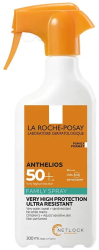 Spray de corp cu protectie solara pentru adulti si copii La Roche-Posay Anthelios ultra resistent SPF50+ 300 ml