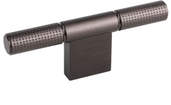 Buton pentru mobila Point Viefe finisaj negru titan 110x40.9 mm 