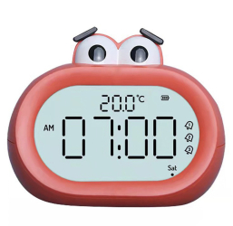 Ceas ambrasmart cu Alarma si Afisaj de Temperatura Zgomot redus Pentru Adulti si Copii Ceas Electronic cu LED Lumina de Noapte Control