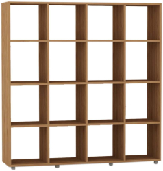 Etajera de podea Ben Sani 4x4 119 5x30x122 5 cm Nuc 