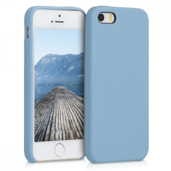 Husa pentru Apple iPhone 5 / iPhone 5s / iPhone SE Silicon Albastru 42766.161 