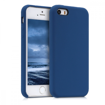 Husa pentru Apple iPhone 5 / iPhone 5s / iPhone SE Silicon Albastru 42766.17