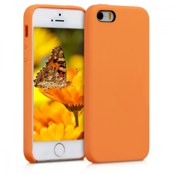 Husa pentru Apple iPhone 5 / iPhone 5s / iPhone SE Silicon Portocaliu 42766.150 