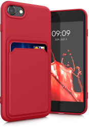 Husa pentru iPhone 8 / iPhone 7 / iPhone SE 2 Silicon Rosu 55117.09 