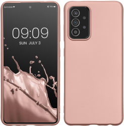 Husa pentru Samsung Galaxy A52 / Galaxy A52 5G / Galaxy A52s 5G Silicon Rose Gold 54351.31 