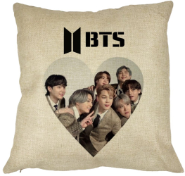 Perna Decorativa BTS Army 4 40x40 cm Husa Detasabila Burduf 
