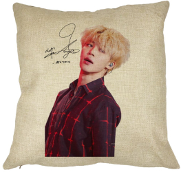Perna Decorativa BTS Jimin 2 40x40 cm Husa Detasabila Burduf 