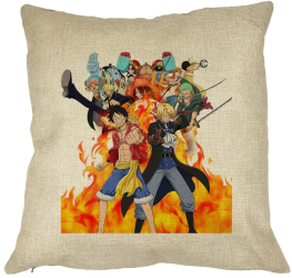 Perna Decorativa cu One Piece Cover 40x40 cm Husa Detasabila Burduf 