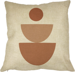 Perna Decorativa Model Abstract Creativ 5 40x40 cm Husa Detasabila Burduf