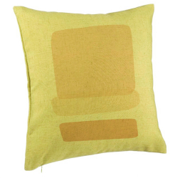 Perna Decorativa Model Abstracta 12 40x40 cm Verde Husa Detasabila Burduf 