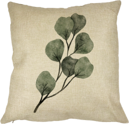 Perna Decorativa Model Frunze 40x40 cm Husa Detasabila Burduf 