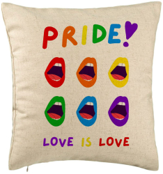 Perna Decorativa Model Pride 40x40 cm Bej Husa Detasabila Burduf 