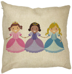 Perna Decorativa Patrata 3 Printese 40x40 cm Husa Detasabila Burduf 