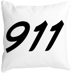 Perna Decorativa Patrata 911 40x40 cm Alba Mata Husa Detasabila Burduf 