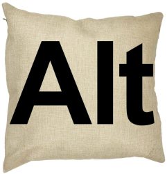 Perna Decorativa Patrata Alt 40x40 cm Husa Detasabila Burduf 