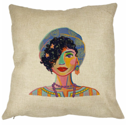 Perna Decorativa Patrata Colorful Fashion 40x40 cm Husa Detasabila Burduf 