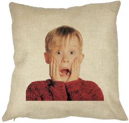 Perna Decorativa Patrata Kevin 40x40 cm Husa Detasabila Burduf 