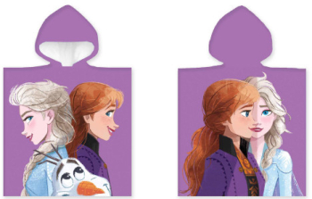 Prosop de plaja tip poncho Frozen 50 100 cm 