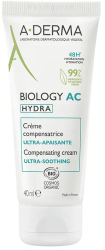 Crema pentru fata ultra calmanta Biology ac Hydra A-Derma 40 ml 