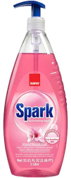 Detergent vase cu balsam cu pompita Sano Spark Migdale 1L 