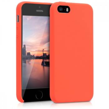 Husa pentru Apple iPhone 5 / iPhone 5s / iPhone SE Silicon Portocaliu 42766.69 