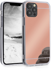Husa pentru iPhone 12 / iPhone 12 Pro Silicon Rose Gold 55688.41 