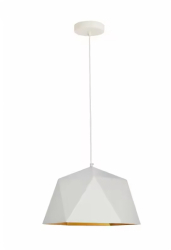 Lustra bucatarie LuminiLux Alb 25cm Metal E27 