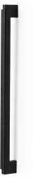 Maner pentru mobila Duo Big finisaj negru mat lacuit L 536 mm 