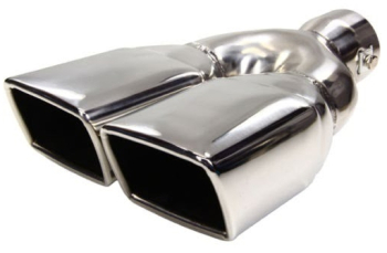 Ornament pentru Iesire Toba din Metal Compatibilitate Universala Dimensiuni 27 x 17.5 cm Diametru Teava 6.2 cm 